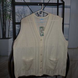 Sweater Sleeveless Vest with Pockets